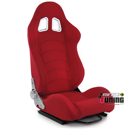 SIEGE BAQUET SPORT ROUGE REGLABLE UNIVERSEL TUNING (04127)