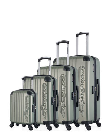 AMERICAN TRAVEL - SET DE 4 ABS BUDAPEST-M 4 Roues