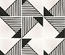 CAPRICE DECO - ORIGAMI B&W - carrelage 20x20 cm aspect carreaux de ciment blanc et noir