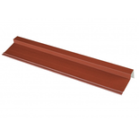 Rive gauche / droite 920 mm pour panneau tuile facile en acier galvanisé laqué mat - Coloris - Brun rouge mat, Longueur - 920 mm