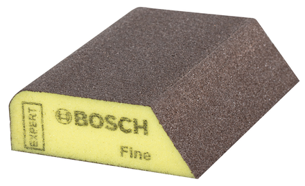 Éponge abrasive combinée Expert 69x97x26mm fin expert pour ponçage en mousse - BOSCH - 2608901168