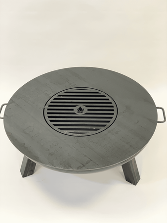 Plancha avec grille centrale pour brasero - 82 cm