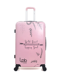 LPB LUGGAGE - VALISE GRAND FORMAT ABS/PC FLORA 4 ROUES 75 CM