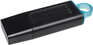 Clé USB 3.2 Kingston DataTraveler Exodia - 64Go (Bleu/Noir)