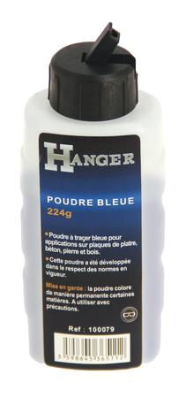 Poudre à tracer bleue 224g - HANGER - 100079