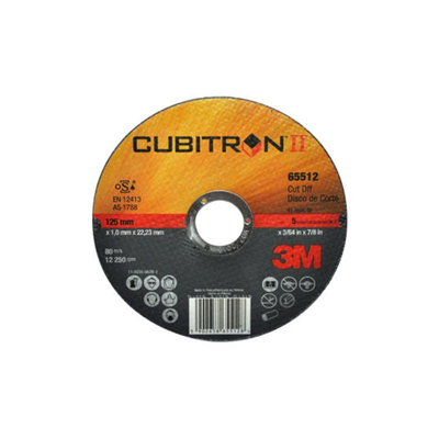 Disque à tronçonner CUBITRON II 125x16mm - 3M - 65455