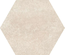 HEXATILE CEMENT - SAND - Carrelage 17,5x20 cm hexagonal uni aspect ciment beige