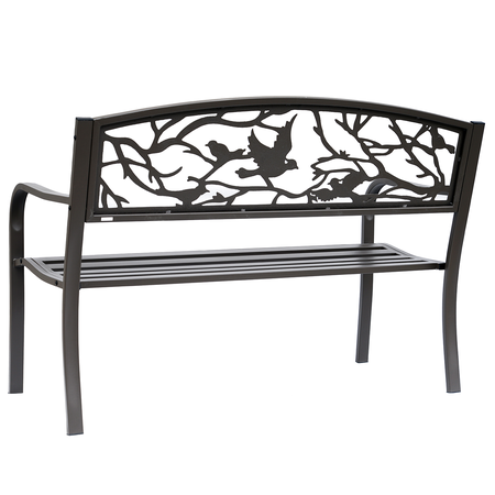 Banc 3 places de jardin style rural chic