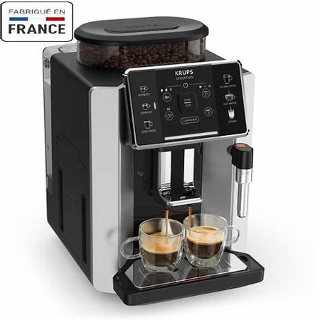 Expresso Broyeur KRUPS EA910E10 Sensation Silver