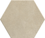 TERRACRETA Argilla Esagono - carrelage hexagonal 25x21,6 cm aspect carreaux de ciment