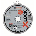 Boîte de 10 disques à tronçonner X-LOCK Standard pour Inox 125 x 16 mm T41 - BOSCH - 2608619364