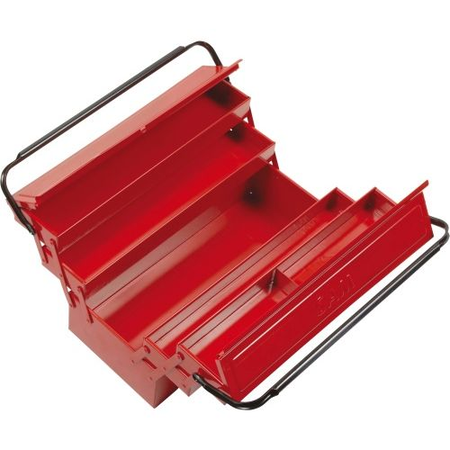 Boite à outils métallique 5 cases - SAM OUTILLAGE - 605-R