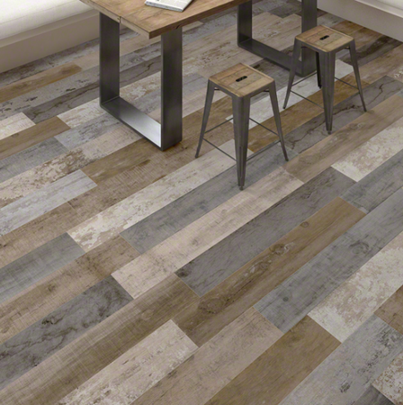 MONTGOMERY MULTICOLOR Carrelage aspect bois vieilli