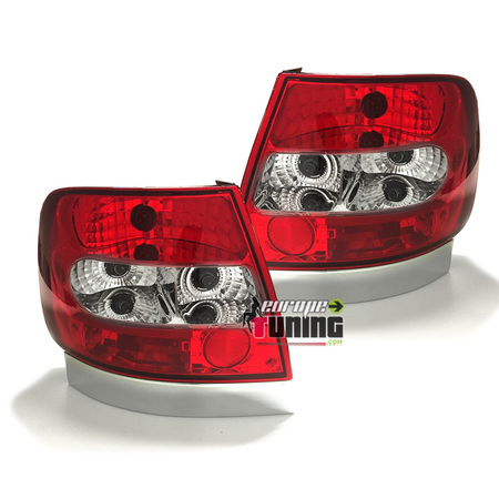 FEUX ARRIERES LEXUS ROUGE CRISTAL AUDI A4 BERLINE B5 PHASE 1 (03477)