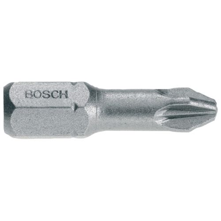 10 embouts de vissage extra dur PZ2 25mm - BOSCH - 2607001559