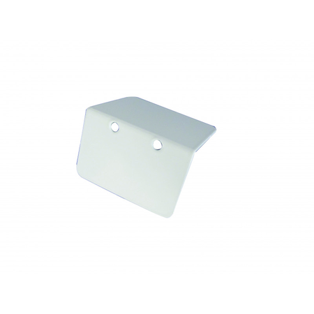 Arrêts aluminium pour profil de jonction toiture polycarbonate (x5) - Coloris - Aluminium, Epaisseur - 16 mm