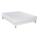 Ensemble Essenzia  DELICE MI FERME + Sommier Tradition + Pieds 180x200 Mousse