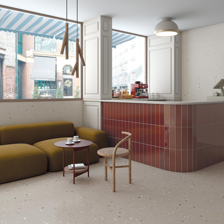 Croccante-R Sesamo- Carrelage aspect terrazzo 60x120 cm