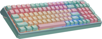 Clavier sans fil Bluetooth mécanique (Kailh Box V2 Red) Cooler Master MK770 RGB (Vert/Rose/Orange)