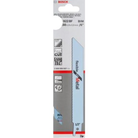 Lames de scie sabre S 922 BF Flexible for Metal - BOSCH - 2608656014