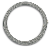 Câble acier galvanisé 7x7 diamètre 3mm couronne 100m - CHAPUIS - C3100L