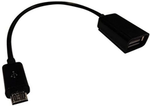 Cable D2 Diffusion micro USB vers USB femelle (OTG) pour smartphone/tablette