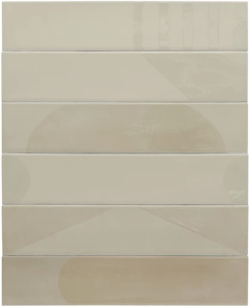 WADI DECOR BEIGE - Carrelage 6x30 cm rectangulaire brillant beige 30068