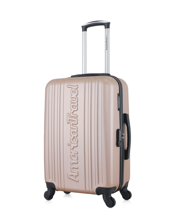 AMERICAN TRAVEL - Valise Weekend ABS SPRINGFIELD-A 4 Roues 60 cm