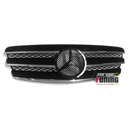 CALANDRE NOIRE CHROM MERCEDES CLASSE E W211 02-06 (00194)