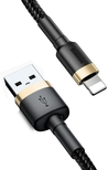 Cable Baseus Cafule Lightning vers USB Type A - 1m (Noir/Gris)