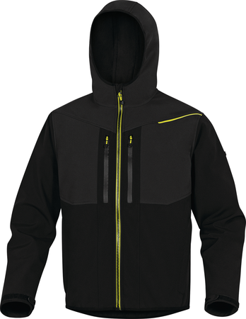 Veste Softshell 3 couches noir/jaune TL - DELTA PLUS - HORT2NJGT