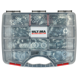 Rondelles M acier zingué blanc NFE 25513 coffret de 855 - ULTIMA - COF912