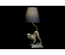 Lampe de bureau DKD Home Decor Noir Beige Doré Métal Résine Singe (32.5 x 30 x 60 cm) (2 pcs)