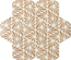 TERRACRETA Cesello Chamotte - carrelage hexagonal 25x21,6 cm aspect carreaux de ciment