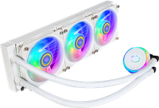 Kit Watercooling AIO Cooler Master MasterLiquid PL-Flux RGB - 360mm (Blanc)