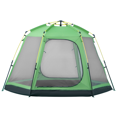 Tente de camping pop-up 6 personnes fibre verre polyester