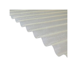 Plaque polyester ondulée toit translucide (PO 76/18 - petite onde) - Coloris - Translucide, Largeur totale de la plaque - 90cm, Longueur totale de la plaque - 1.52m