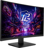 Ecran incurvé 27" ASRock Phantom Gaming PG27QRT1B Quad HD 180Hz (Noir)