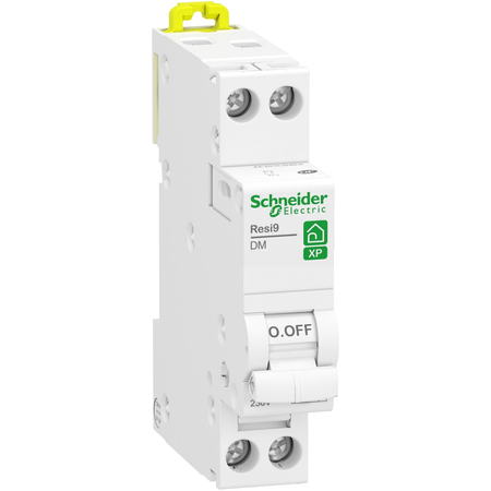 Disjoncteur modulaire RESI9 1P+N courbe C peignable 10A - SCHNEIDER ELECTRIC - R9PFC610