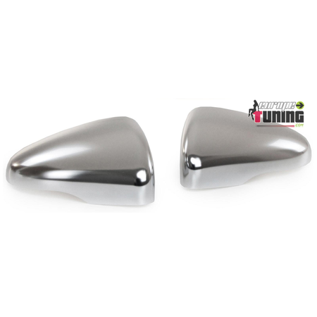 VERITABLES COQUES DE RETROVISEURS CHROME MAT VW GOLF 6  et TOURAN (04944)