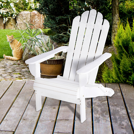 Fauteuil de jardin Adirondack pliable bois sapin