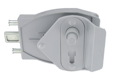 Serrure à bouton poussoir gris - TIRARD - EE571301