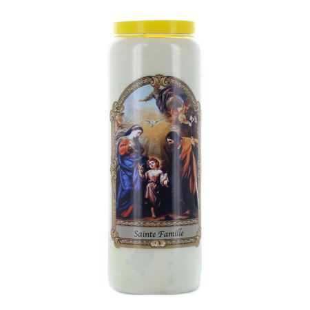 Lot de 20 Bougies de neuvaine Sainte Famille