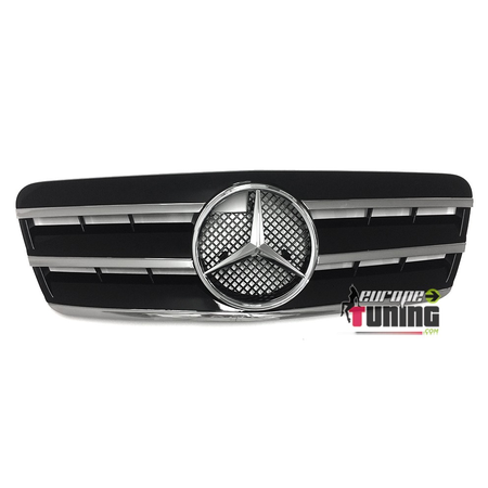 CALANDRE SPORT NOIRE CHROM MERCEDES CLK W208 (13822)