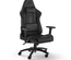 CORSAIR - Chaise bureau - Fauteuil Gaming - TC100 RELAXED - Similicuir - Ergonomique - Accoudoirs réglables - Noir - (CF-901005