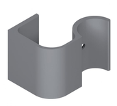 Support 60mm pour poigné DIVA I laqué gris aluminium RAL9006 - LA CROISEE DS - DS6874-007