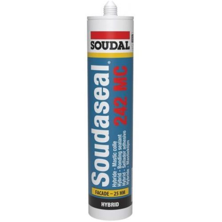 Mastic colle Soudaseal 242 MC gris 290ml - SOUDAL - 131184