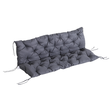 Coussin banc de jardin 3 places polyester