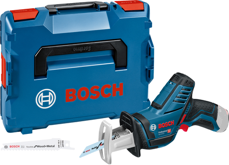 Scie sabre 12V GSA 12V-14 Professional (sans batterie ni chargeur) en coffret L-Boxx - BOSCH - 060164L905