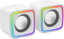Enceintes Mars Gaming MSCube RGB (Blanc)